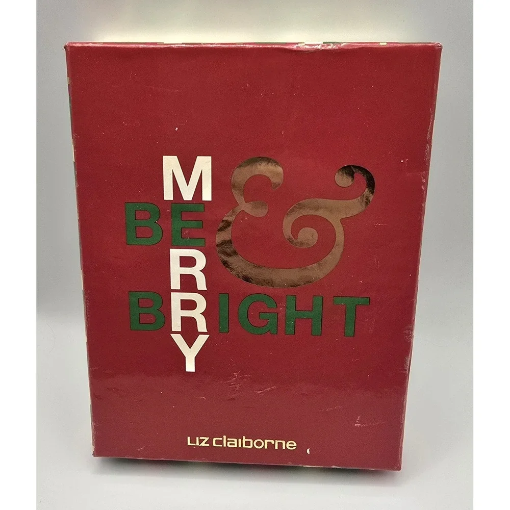 Liz Claiborne Merry & Be Bright Rhinestone Peace Sign Handbag Holder -3410